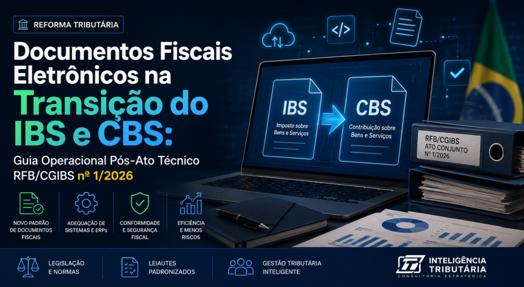 IBS e CBS 2026 nos documentos fiscais eletrônicos